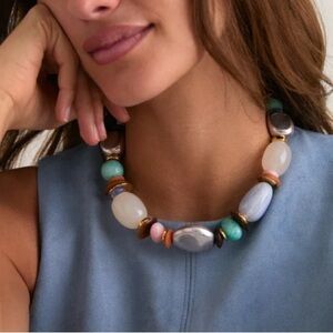 Elegant Multicolor Beaded Necklace